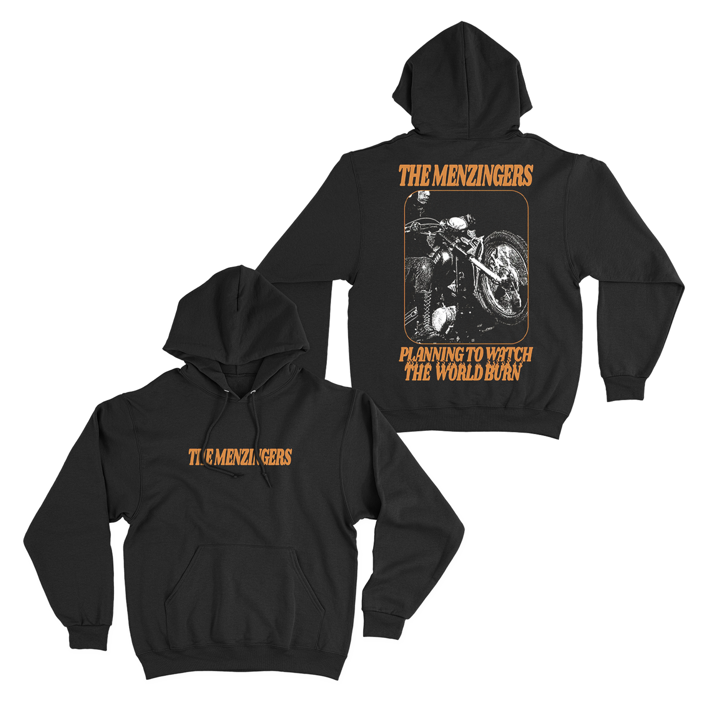 Watch The World Burn Black Hoodie